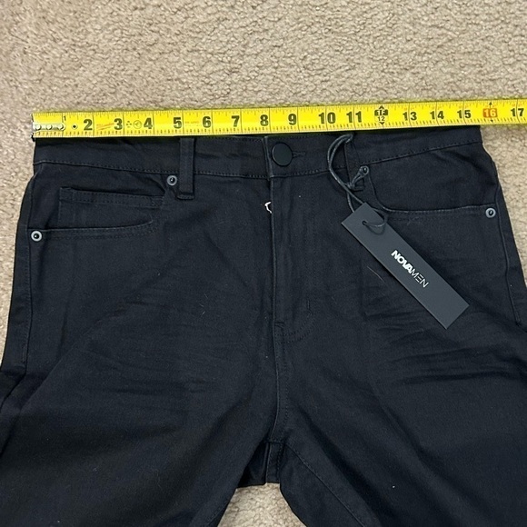 NWT Fashion Nova Men’s Size 30 Maverick Skinny Distressed Black Jeans - Picture 10 of 10